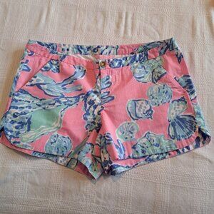 Lilly Pulitzer women's shorts size 4, Adie Barefoot Princess style 20948